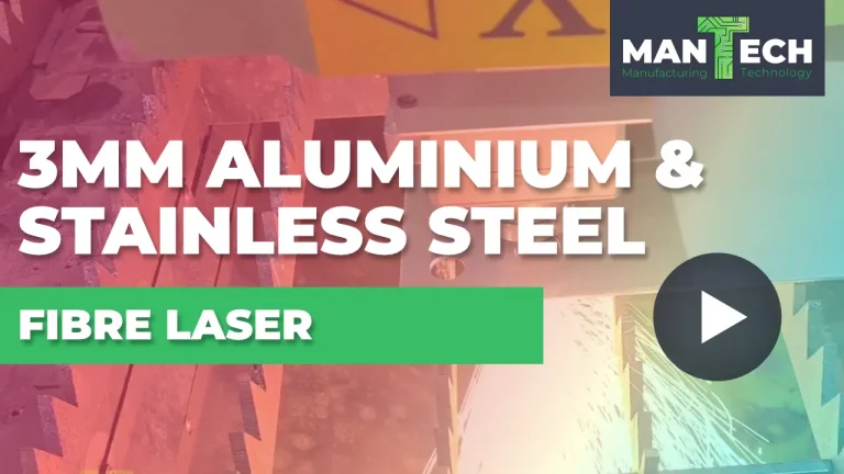 3mm Stainless Steel & 3mm Aluminium Cutting - Titan Fibre Lasers