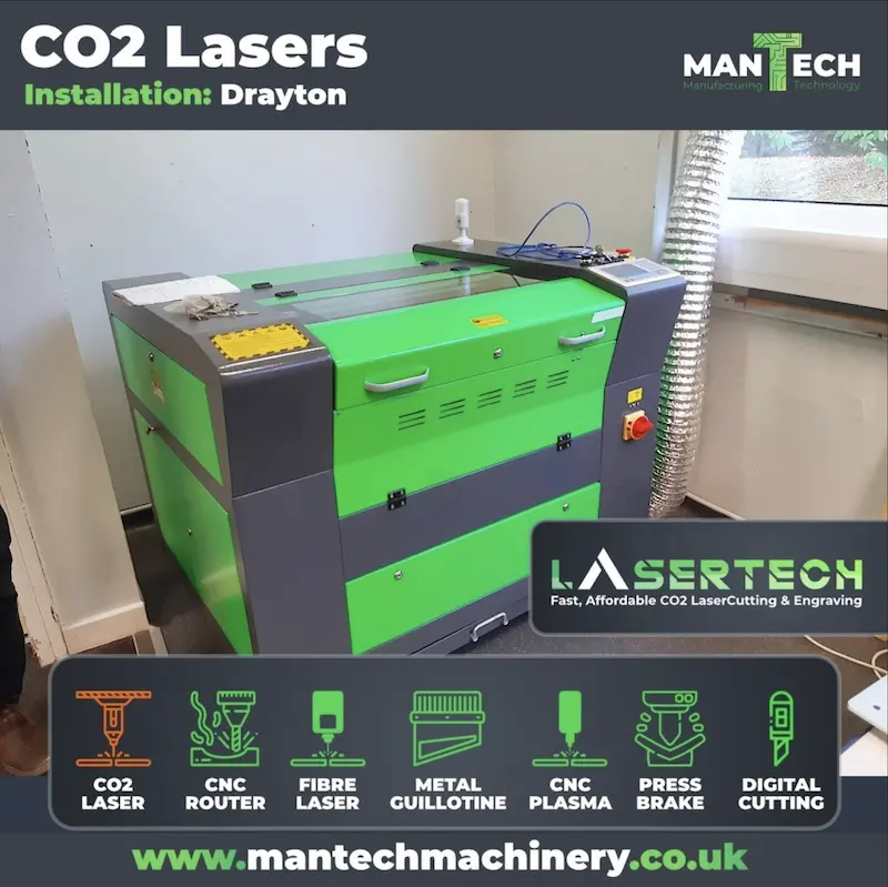 Laser Cutter Installation - School in Drayton