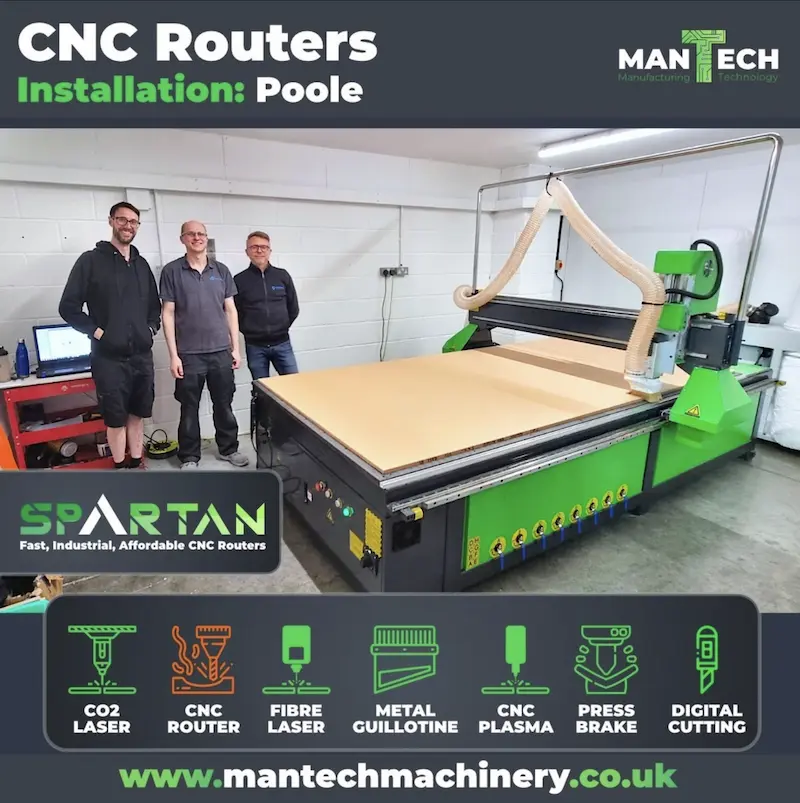 Spartan CNC Router Installation Poole