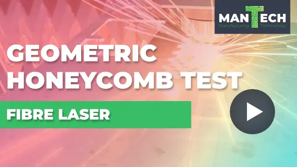 Titan T1 Fibre Laser - Geometric Honeycomb Test