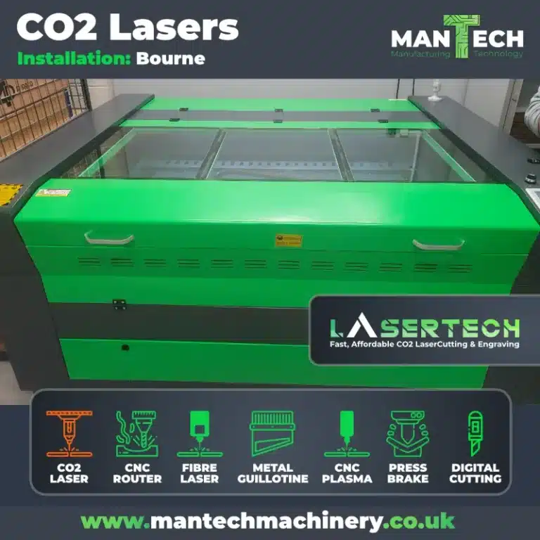 CO2 Laser Cutter Install by Mantech UK