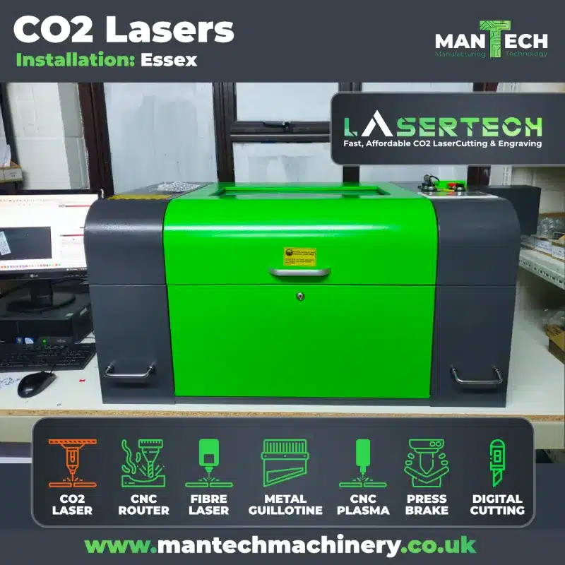 CO2 Laser Cutter Installation - Essex