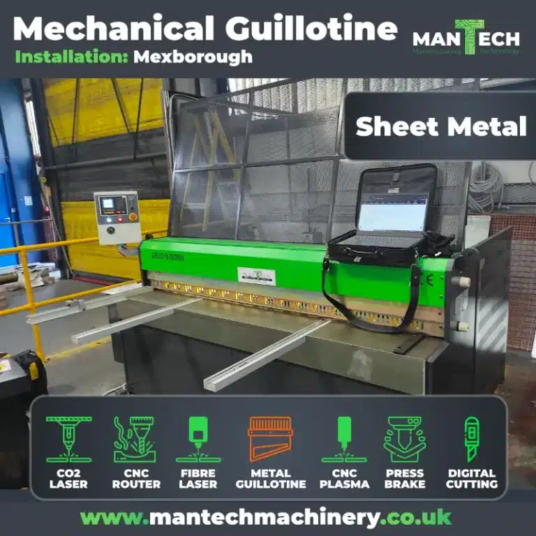 Mechanical Guillotine Installation In Mexborough