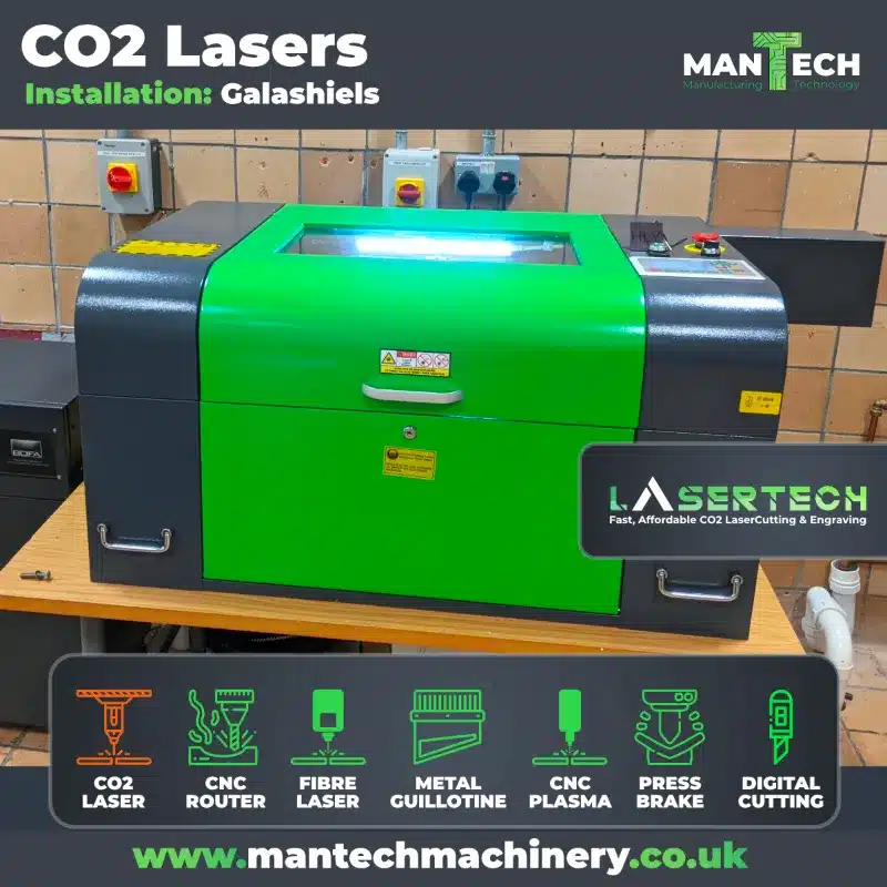 Desktop Laser Cutter By Mantech Machinery - Scotland