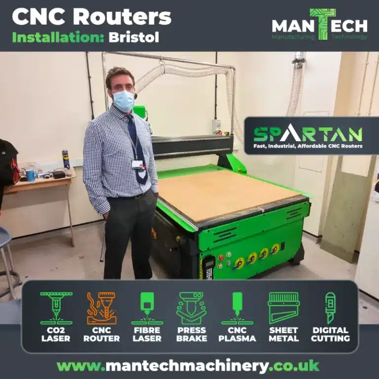 Compact Spartan 1313 CNC Router - Bristol Installation by Mantech